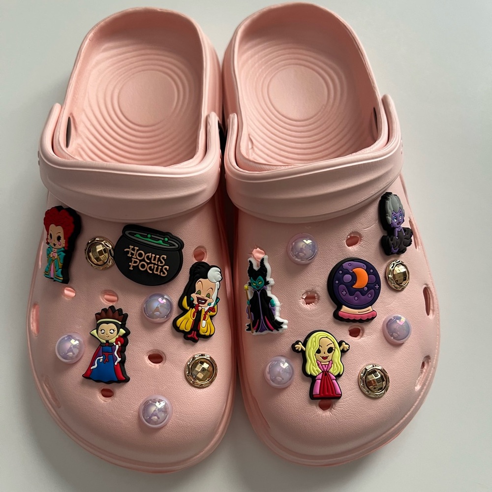 Custom Disney Villains–themed clogs